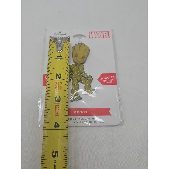 Hallmark Marvel GROOT Metal Christmas Ornament Backpack Charm WIGGLES - Picture 6 of 6